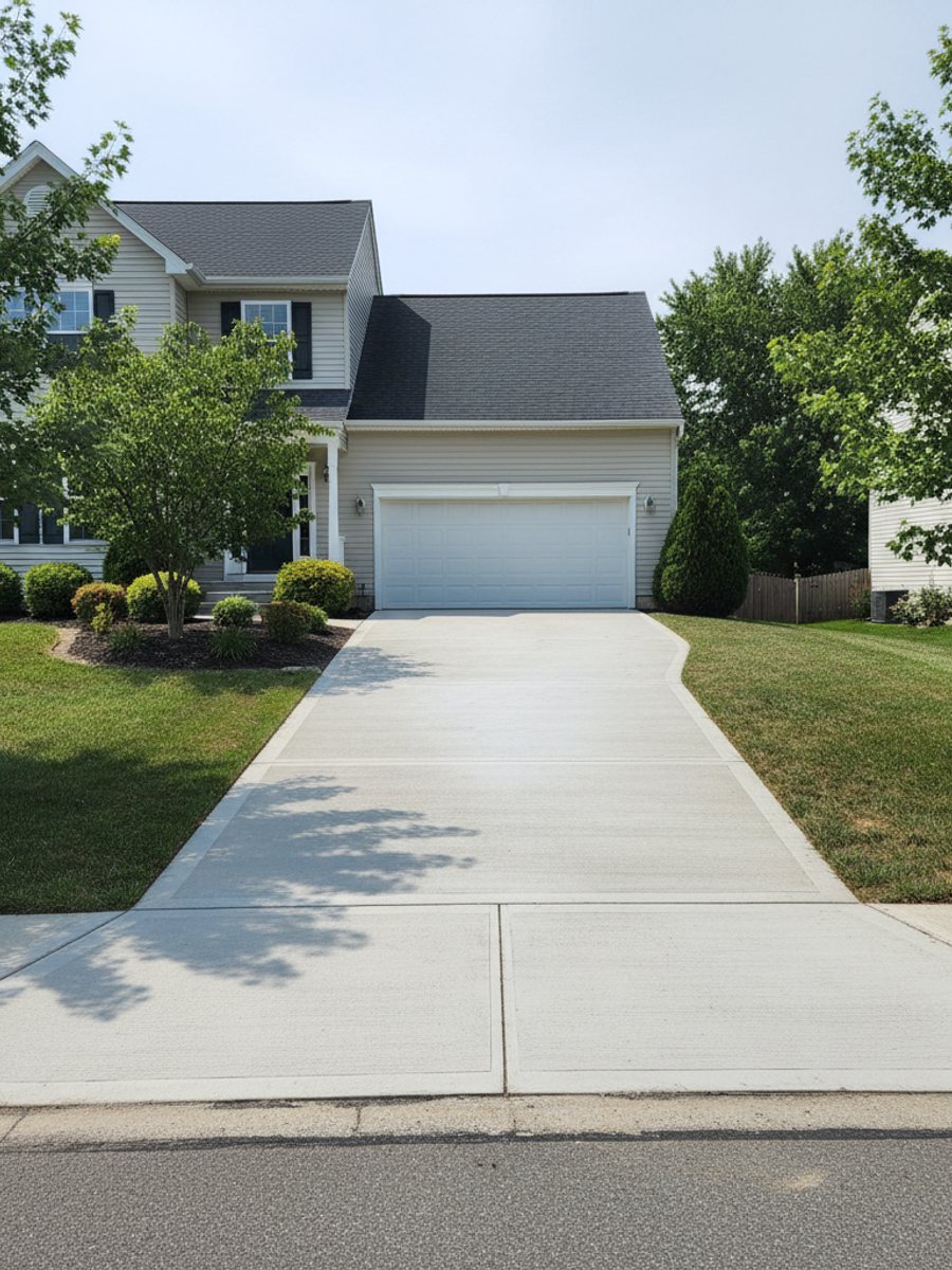 Concrete Driveways completed by Summit Concrete Co in New Brunswick, NJ
